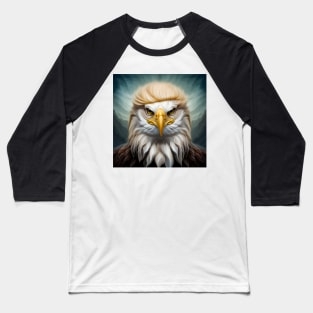 Trump Hair Bald Eagle Baseball T-Shirt